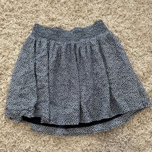 Womens blue floral lined Old Navy skirt Medium